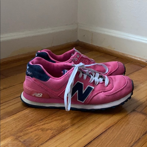 New Balance Shoes - Hot Pink New Balance 574 - Women’s 7.5